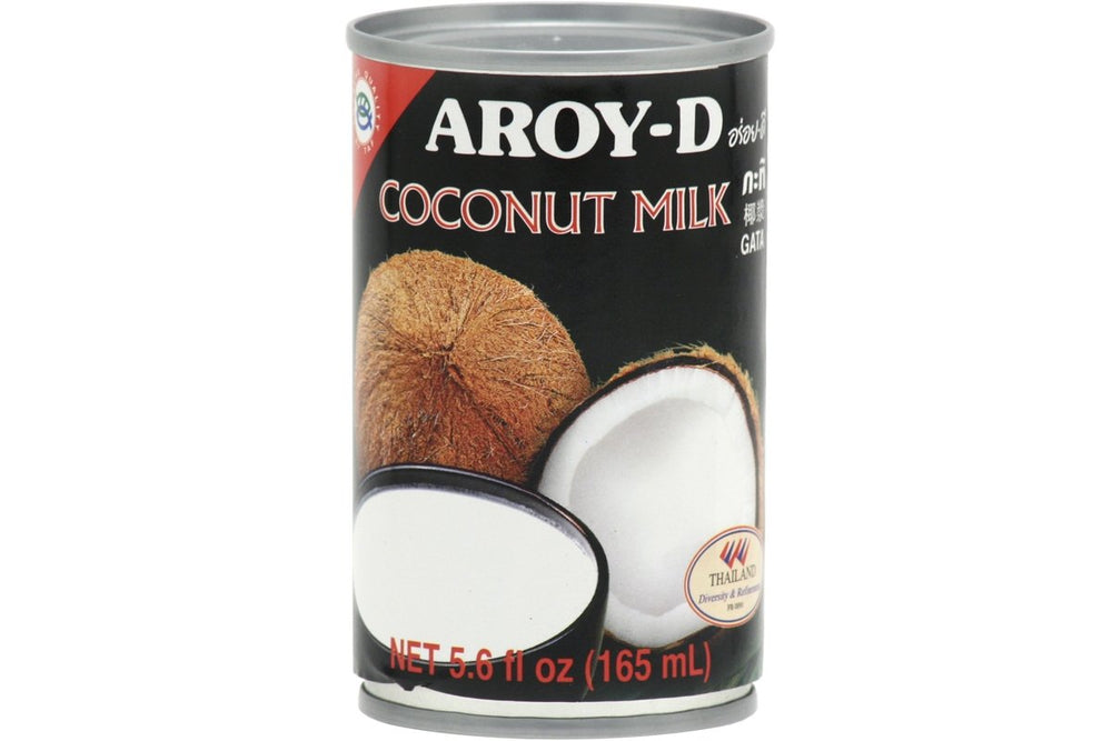 Aroy-D coconut milk can 165ml 3-pack for rich curries and creamy sauces.