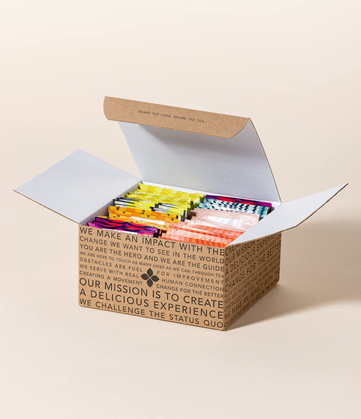 Art of Tea Apricot Escape sachet ready for a soothing caffeine-free cup