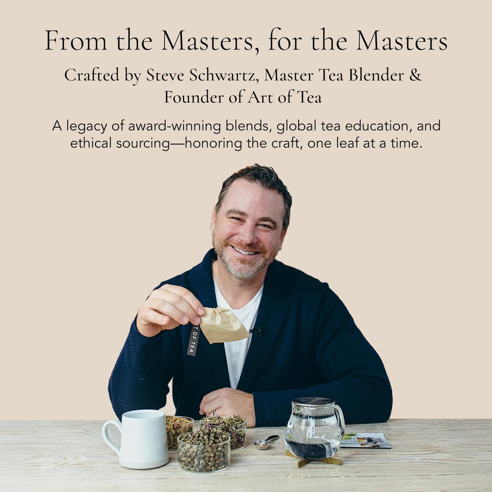 Art of Tea caffeine content suits a gentle morning lift