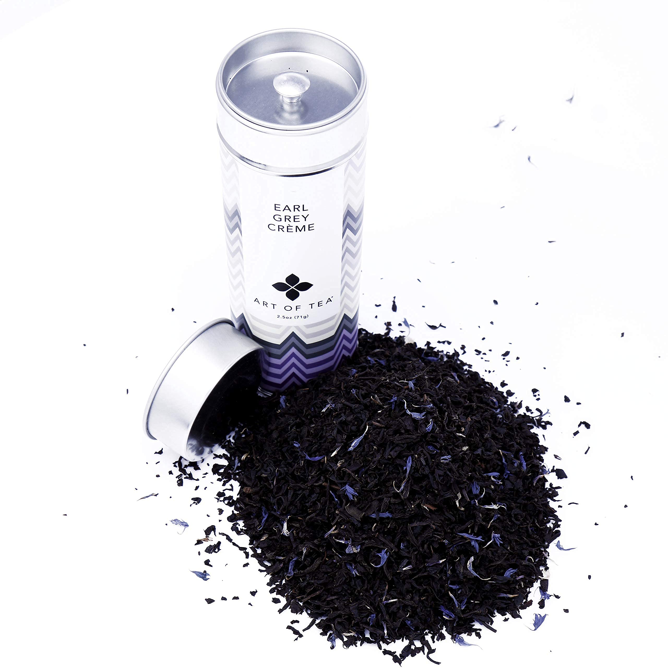 Art of Tea Earl Grey Creme steeped amber brew showcases inviting color