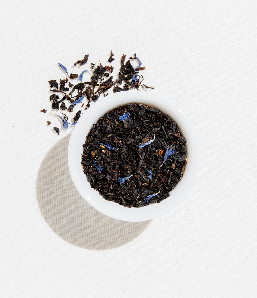 Art of Tea Earl Grey Creme steeping cup captures the bold flavor unfolding