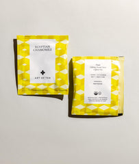 Art of Tea organic chamomile flowers showcase calming aroma