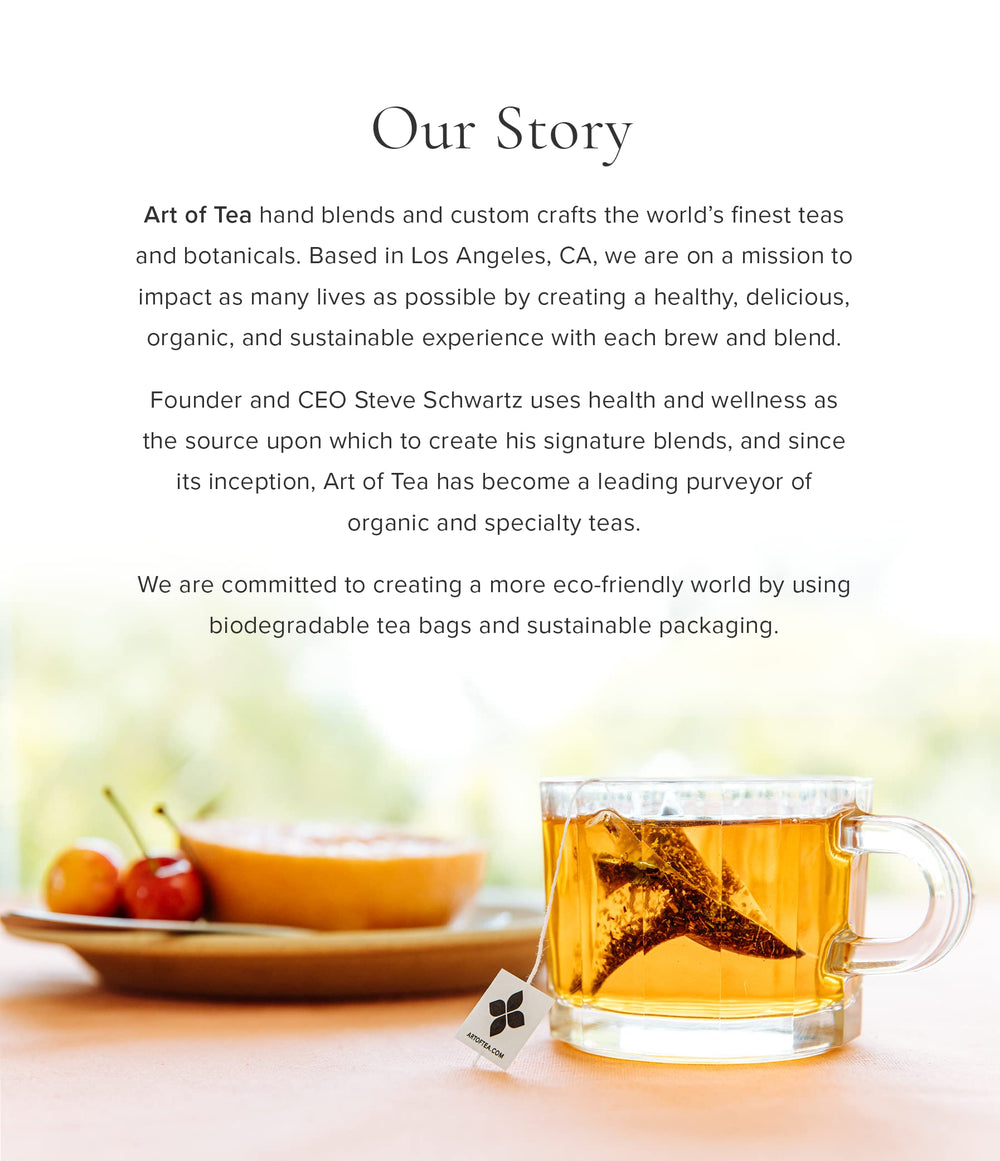 Art of Tea Sleep Tea final cup invites evening unwind and calm.