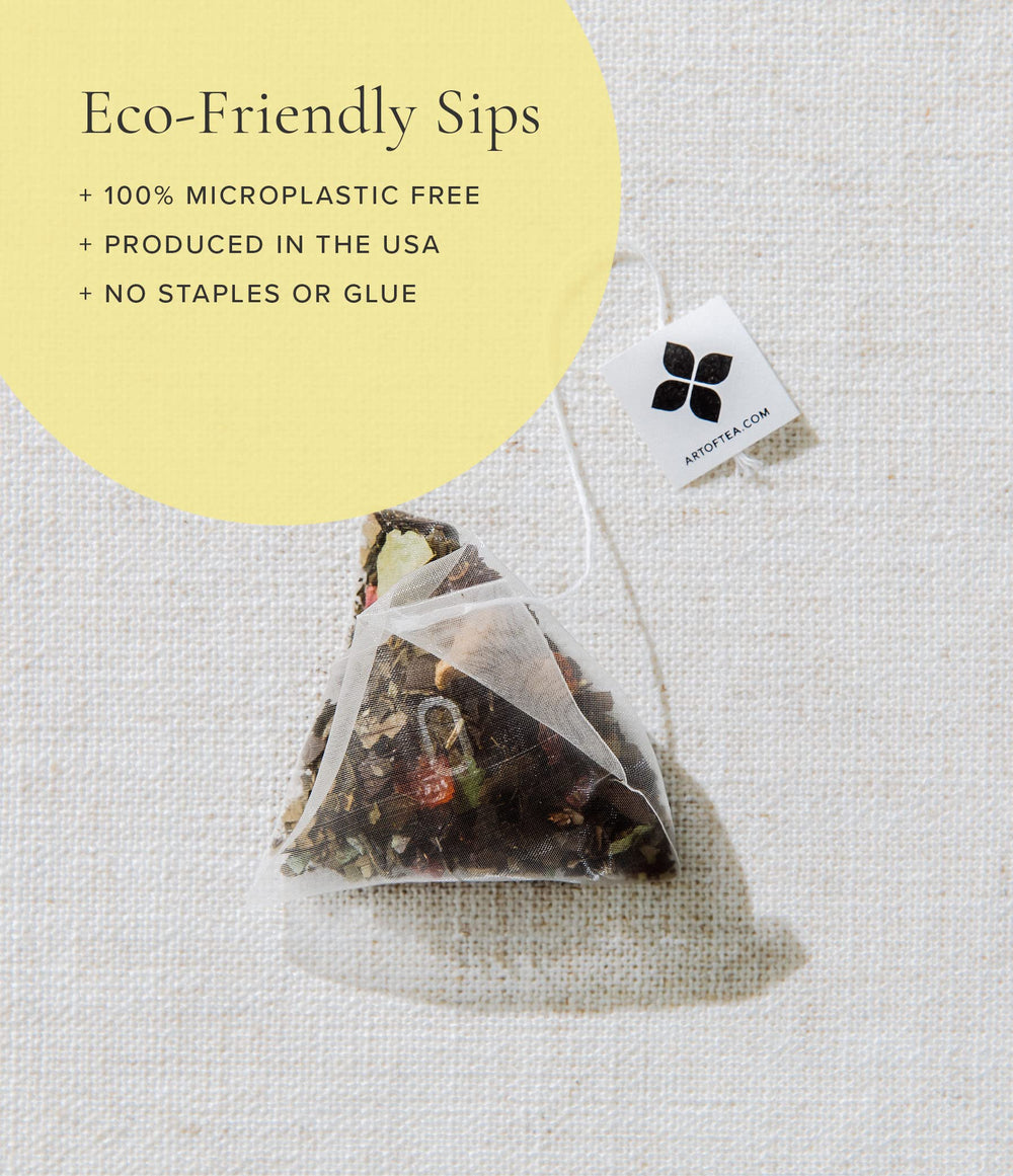 Art of Tea steeped chamomile tea infusion for relaxation