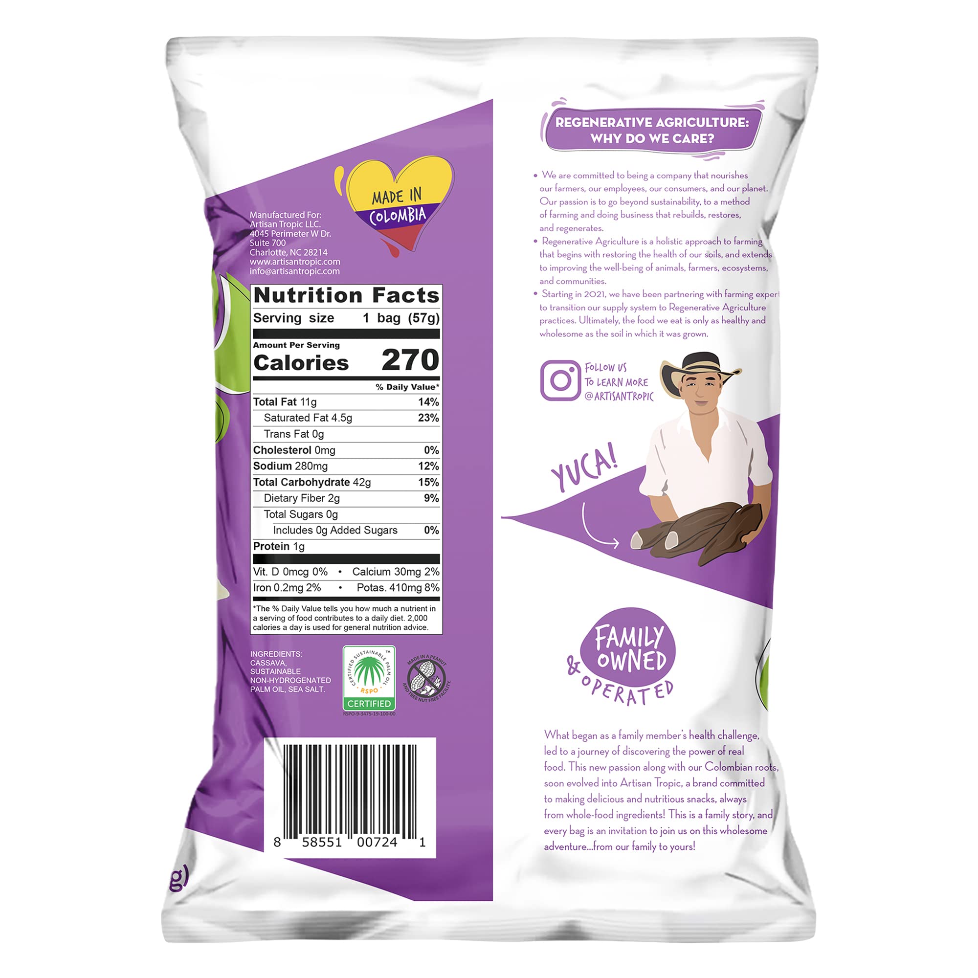Artisan Tropic Cassava Strips serving bowl as party snack