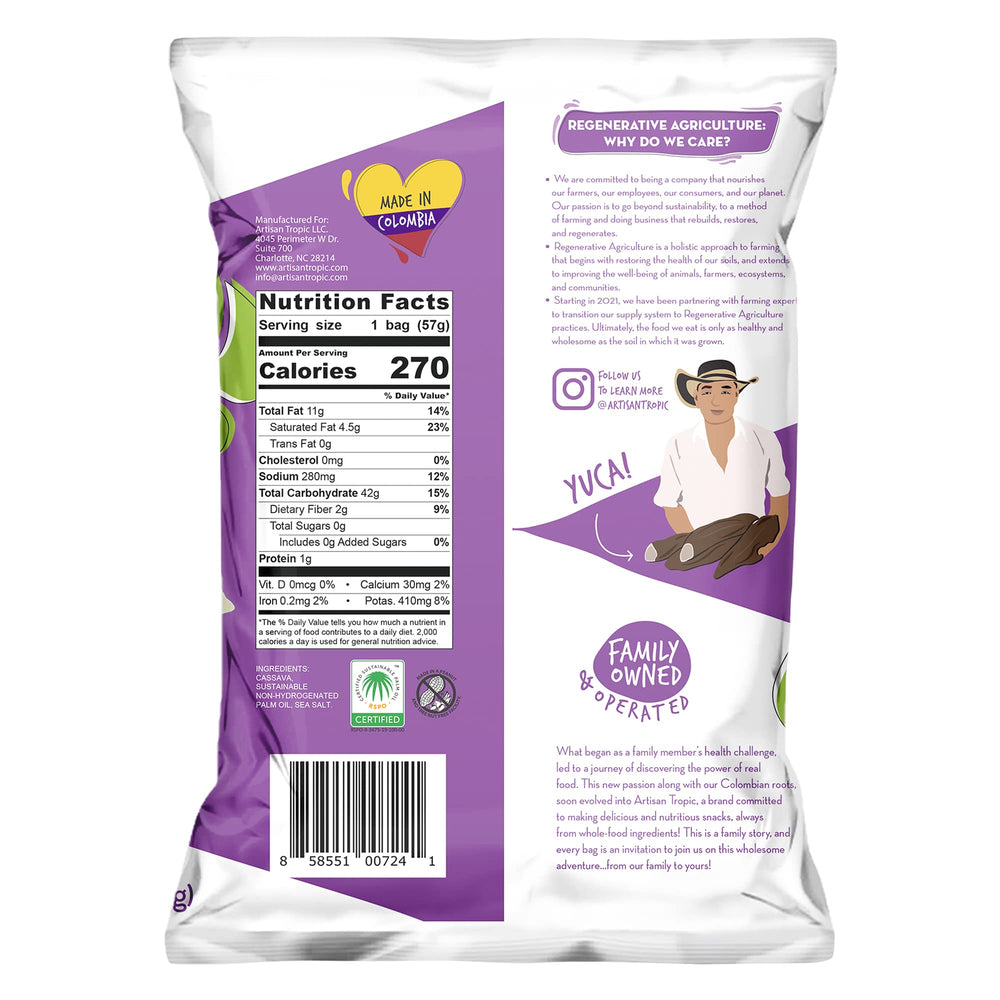 Artisan Tropic Cassava Strips serving bowl as party snack