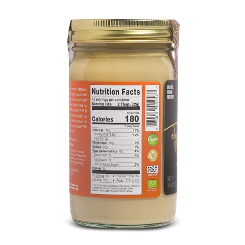 Artisana Organics Cashew Butter in pantry ready for vegan meals and snacks