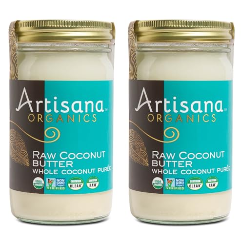 Artisana Organics coconut butter two-pack jars ready for everyday spreads