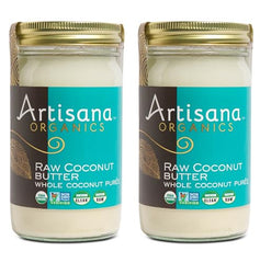 Artisana Organics coconut butter two-pack jars ready for everyday spreads