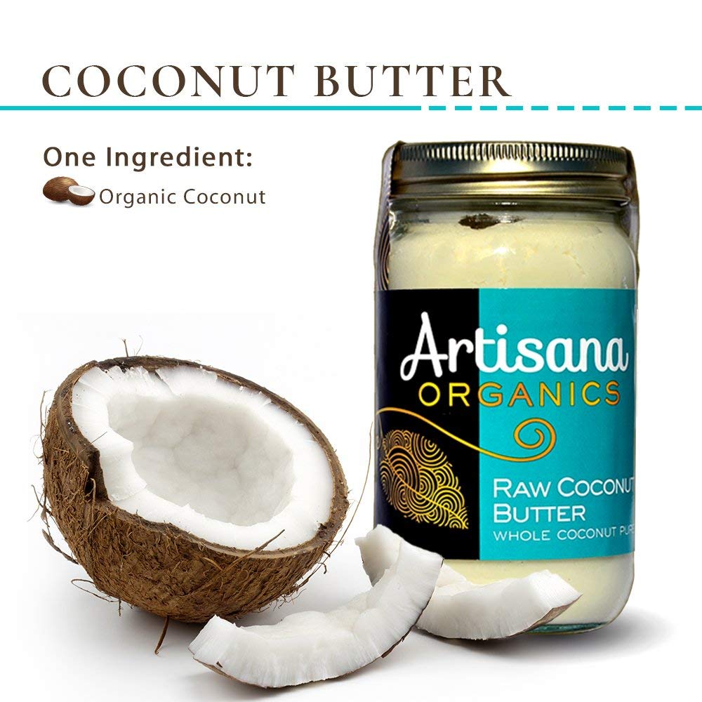 Small-batch production seal on Artisana coconut butter preserves nutrients