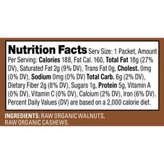 Artisana Walnut Butter open packaging shows minimal ingredients and transparency.