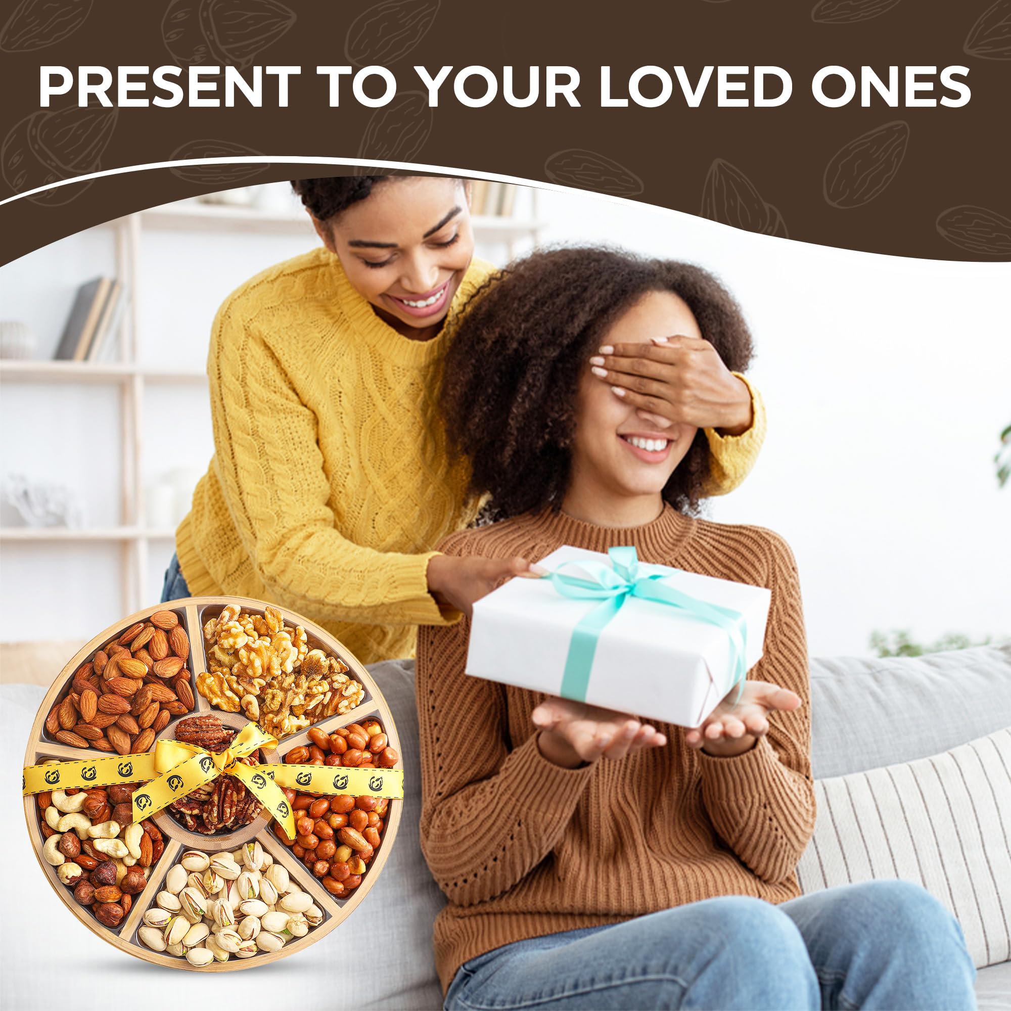 Gift-ready packaging with optional personal message for Artisanal Cravings.