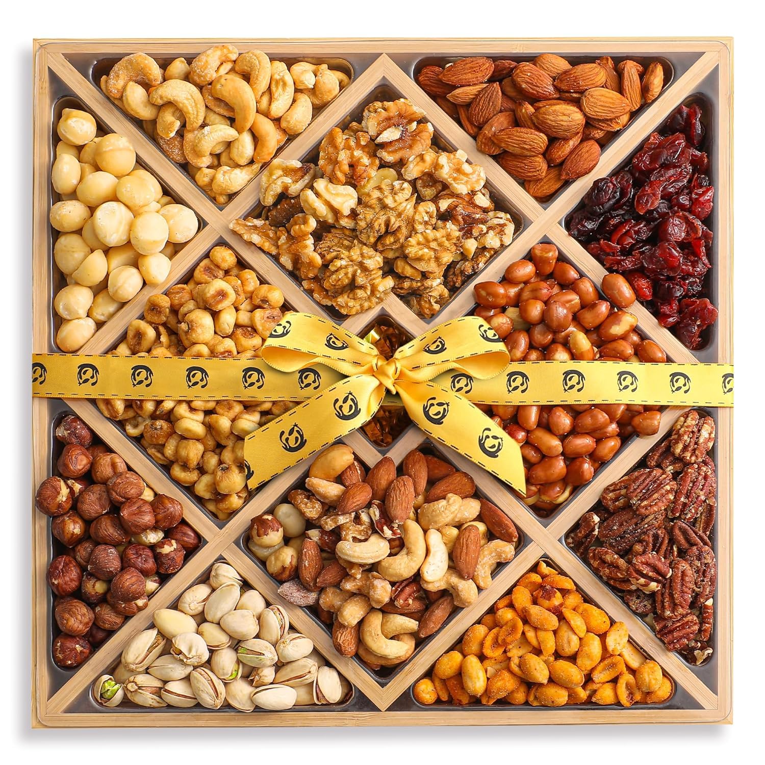 Artisanal Cravings Valentines nuts platter close-up, perfect for sharing.
