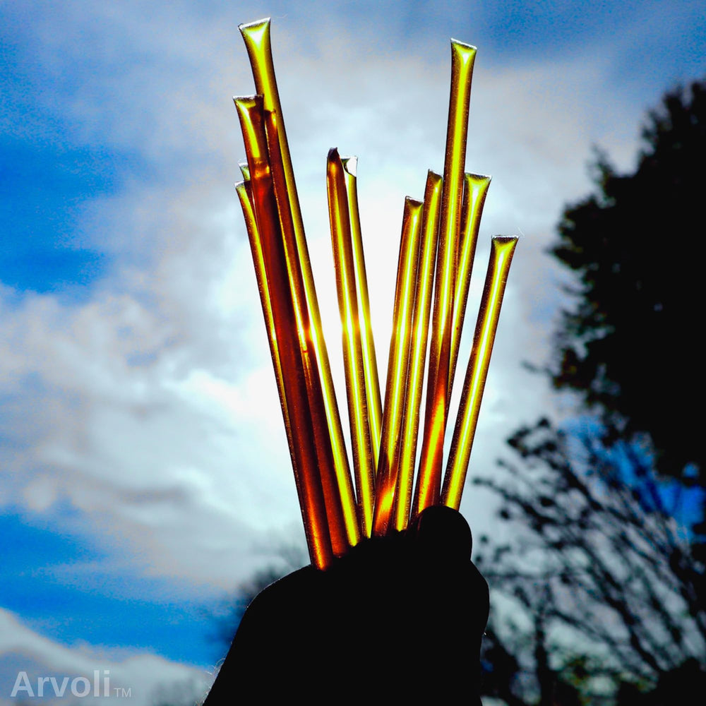 Arvoli Honey Sticks on toast offer light drizzle over pastries.