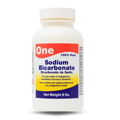 Arymar sodium bicarbonate bottle close-up highlighting pure aluminium-free baking powder.