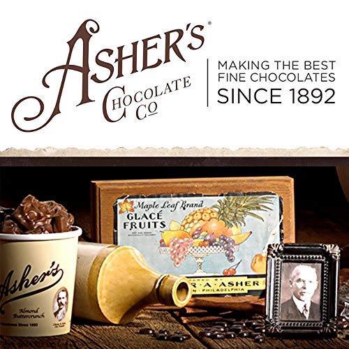Asher's Chocolates family-owned 1892 branding emphasizes tradition and trust