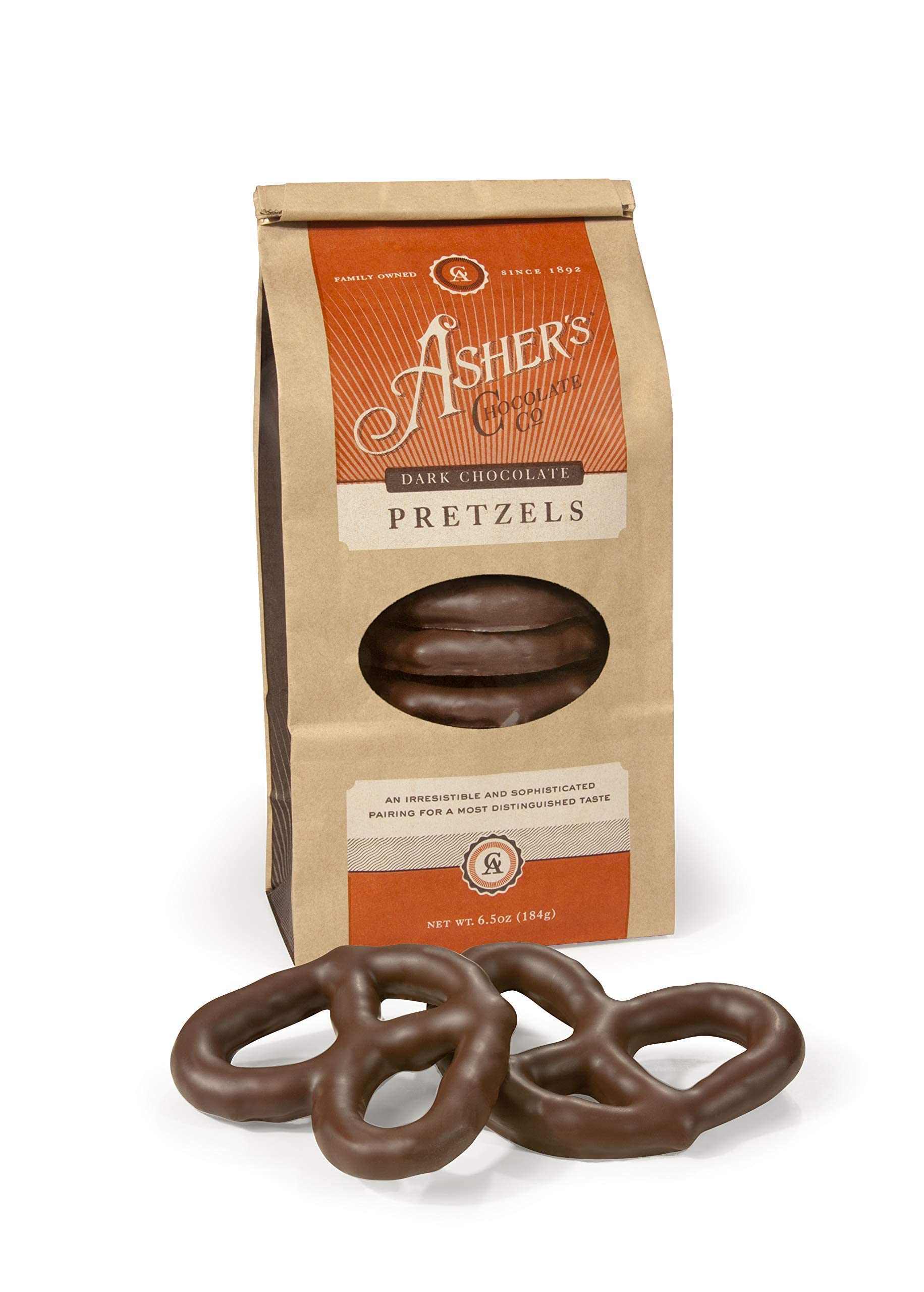 Asher's Chocolates pretzels offer a sweet-salty snack moment anytime.