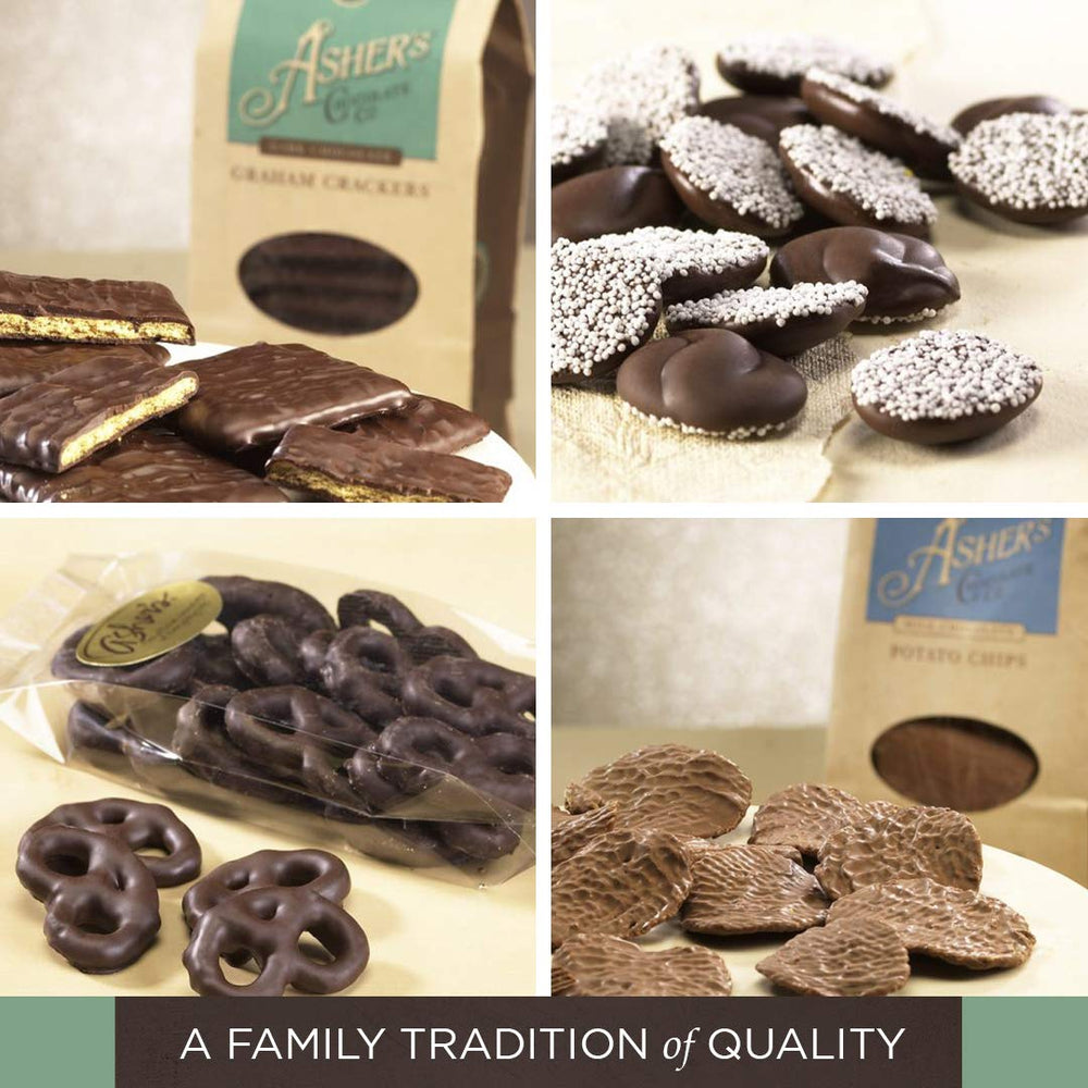 Asher's Gift-ready chocolate box for celebrations.