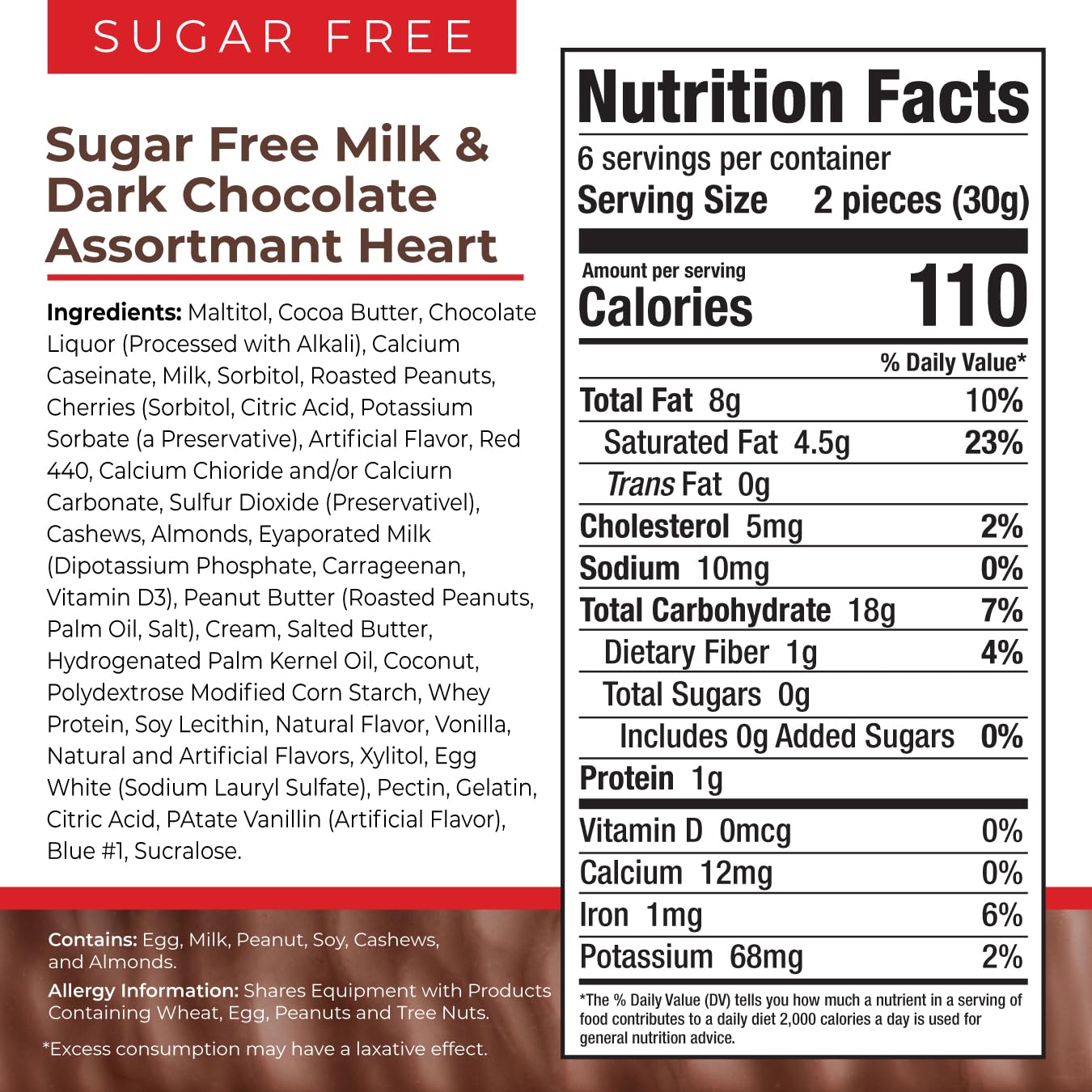 Asher's sugar free milk and dark chocolates, versatile flavors for celebrations
