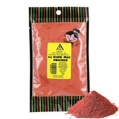 Asia Trans Li Hing Mui powder bottle close-up showing premium packaging and gifting potential