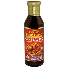 Asian Fusion General Tso sauce 15-ounce bottle close-up showing bold flavor