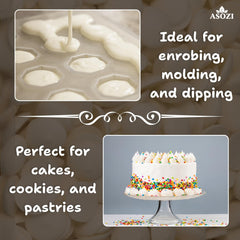 ASOZI wafers melt smoothly for chocolate fountain applications.