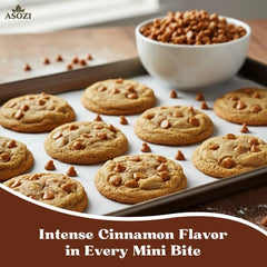 ASOZI cinnamon chips in cookie dough: add subtle warmth to holiday cookies.