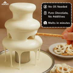 ASOZI wafers used for decorating desserts with a smooth finish