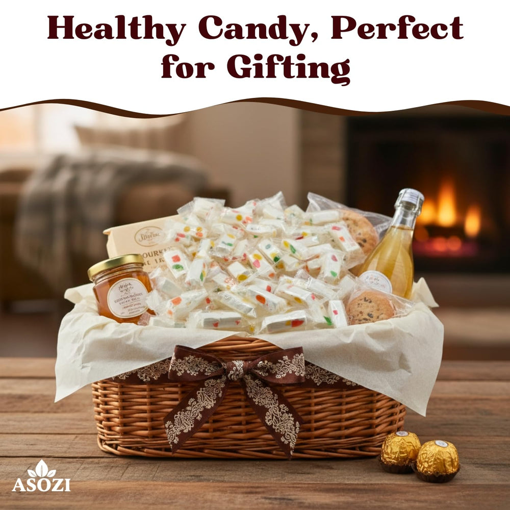 Festive ASOZI nougat candy suitable for gifts and celebrations