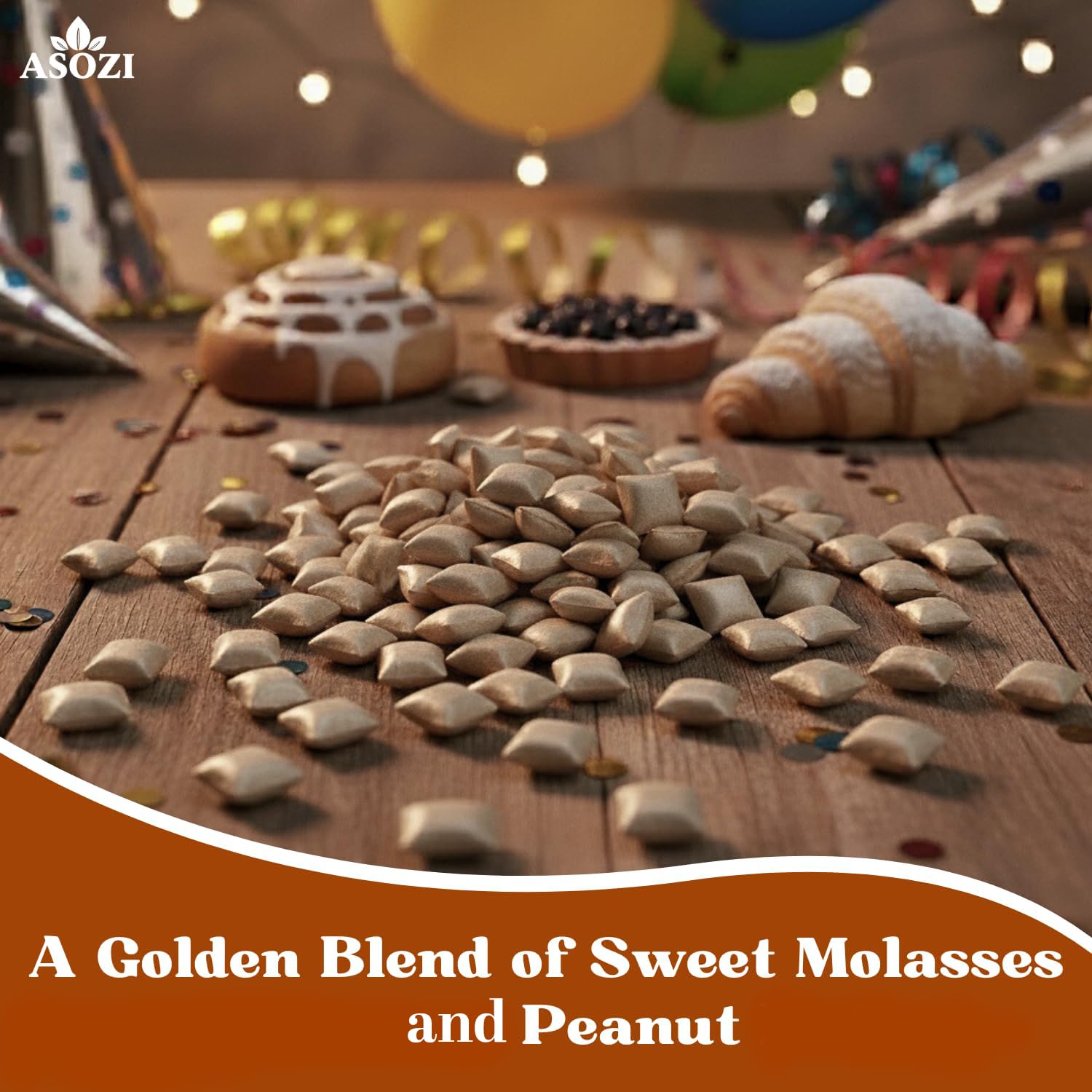 ASOZI Golden Crunchies serving idea with friends, nostalgic snack moment