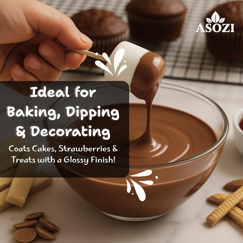 ASOZI wafers crafting silky ganache and fondue textures.