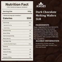 ASOZI smooth-melt chocolate for dipping and drizzling, ideal for glossy coatings.