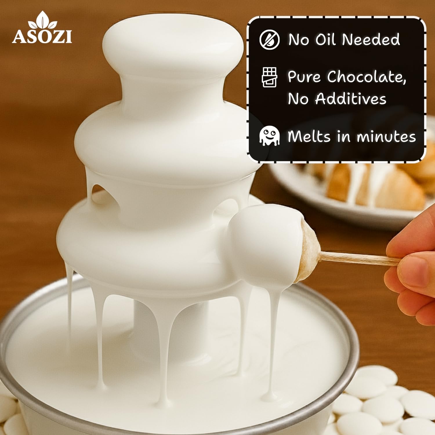 ASOZI 2lb resealable bag suited for bulk baking.