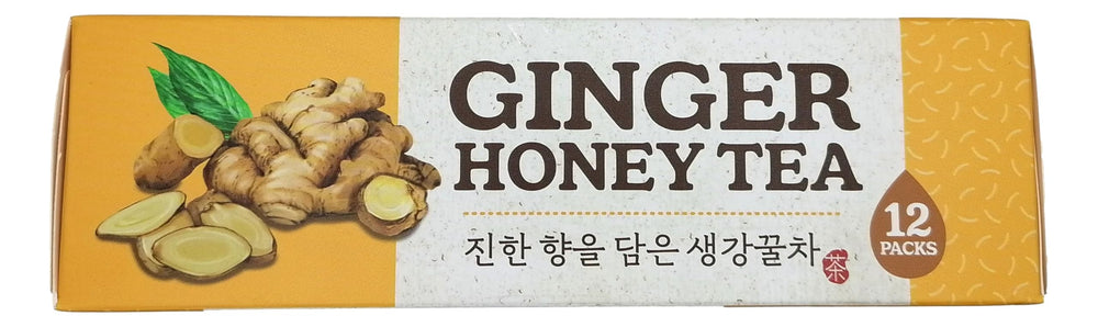 Assi Instant Ginger Tea with Honey ingredients, highlighting natural ginger and honey for cozy moments.