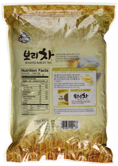 Assi Premium Roasted Barley Tea steeping setup shows rich aroma and easy infusion