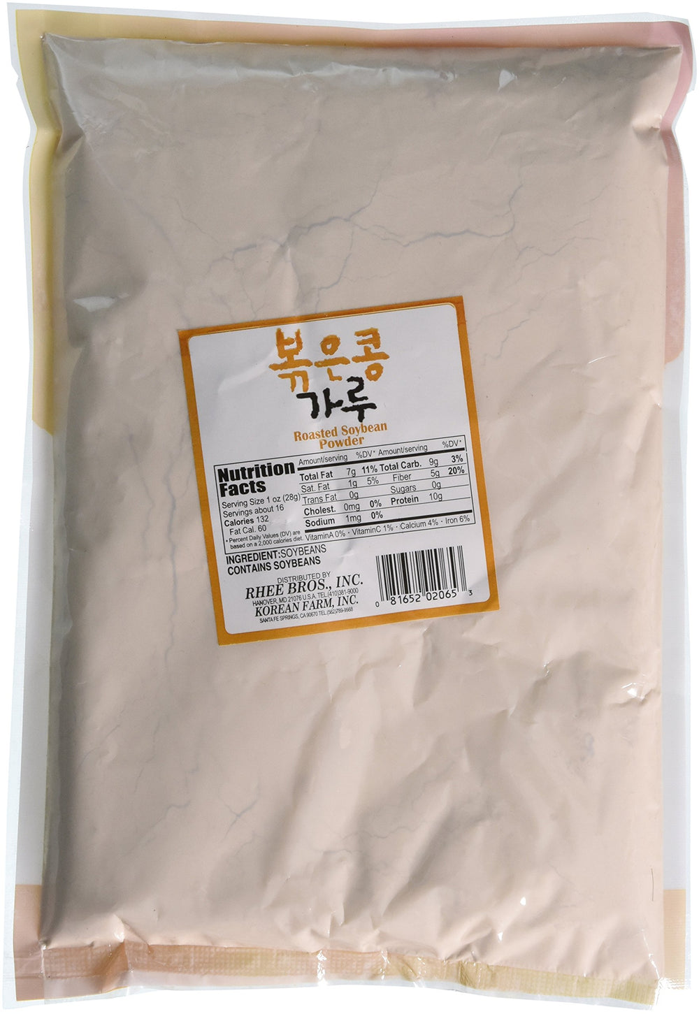 Assi roasted soy powder origin from Korea, crafted with traditional techniques.