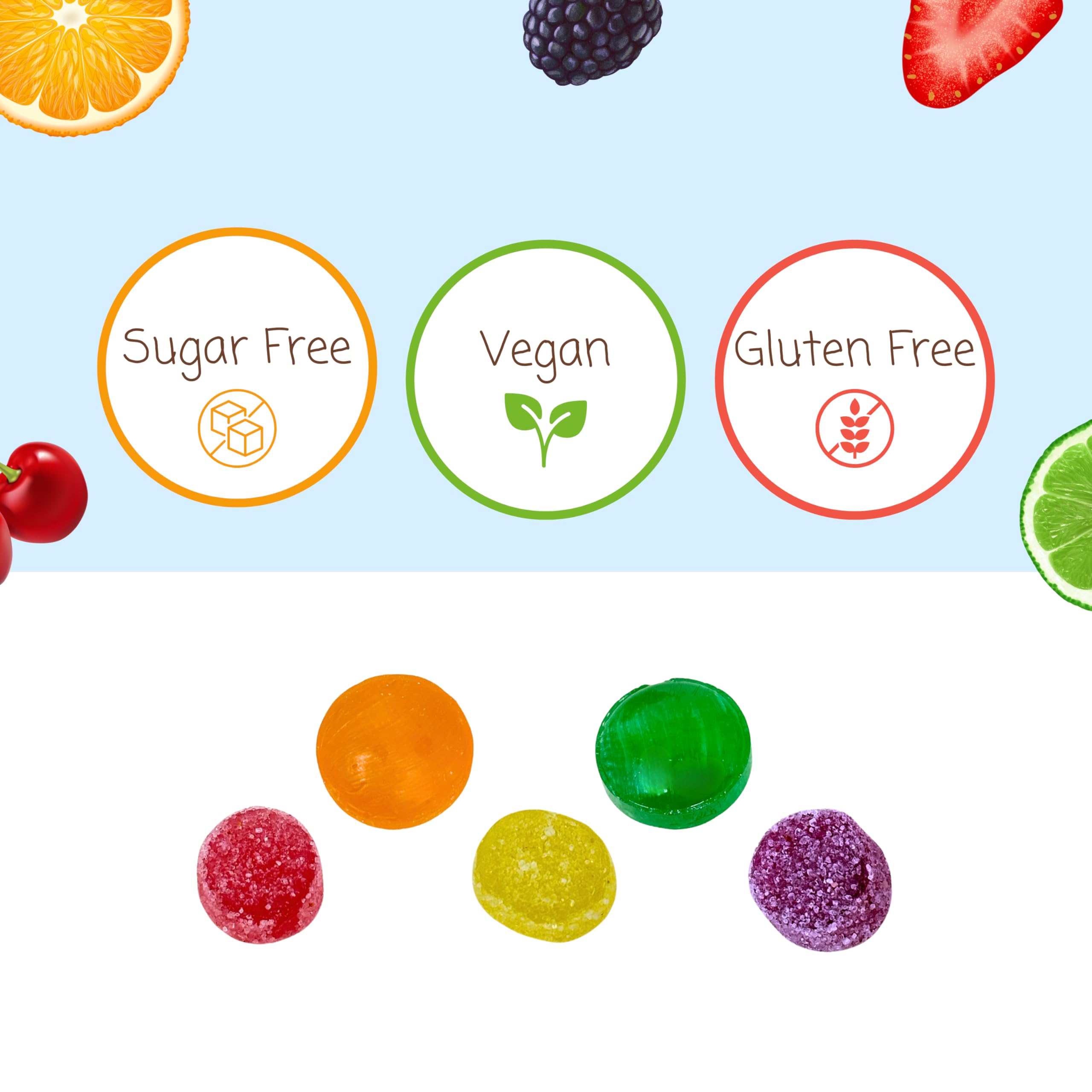 Assortit 1lb candy mix display highlights value and variety.