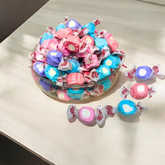 Assortit Berries and Creme Taffy Huckleberry mix suited for office snacks.