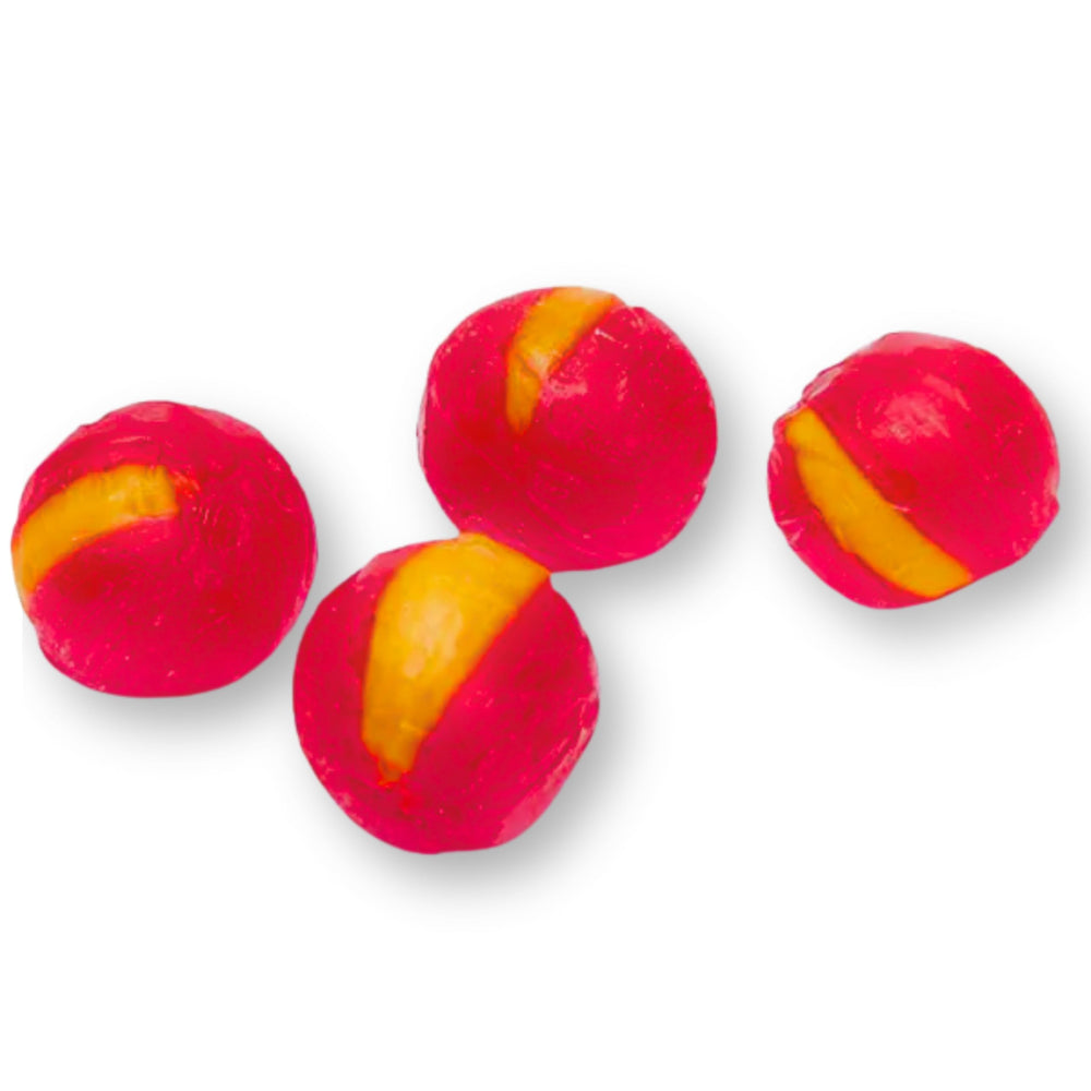 Assortit Cherry Balls in gift bags or party favors for festive nostalgia.