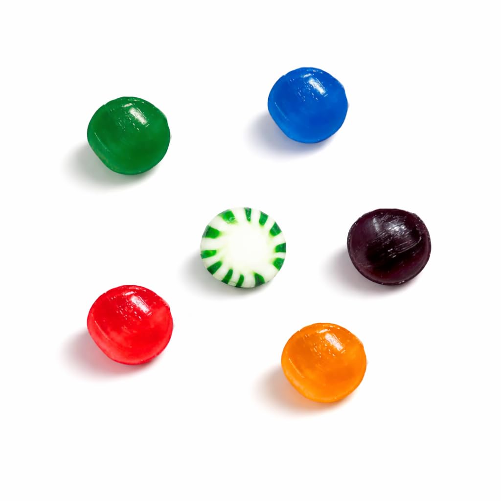 Assortit keto-friendly candies as a mindful low-sugar snack option.