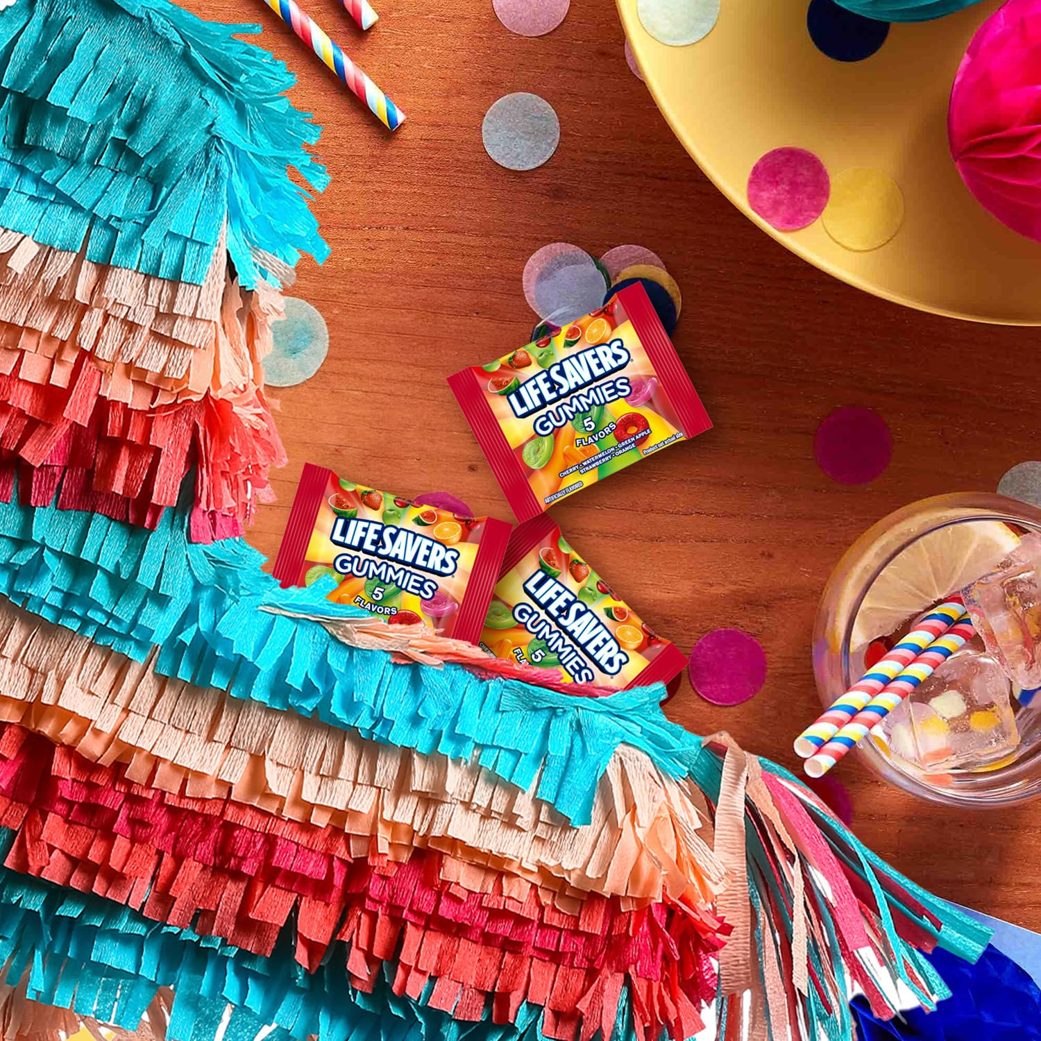 Assortit Life Savers collab gummies ideal for office snacks and quick mood boosts.