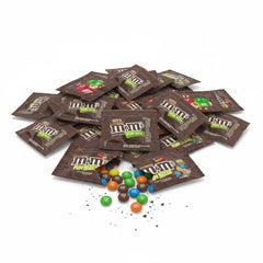 Assortit M&M Original Milk Chocolate fun size packs with colorful shells, great for parties.