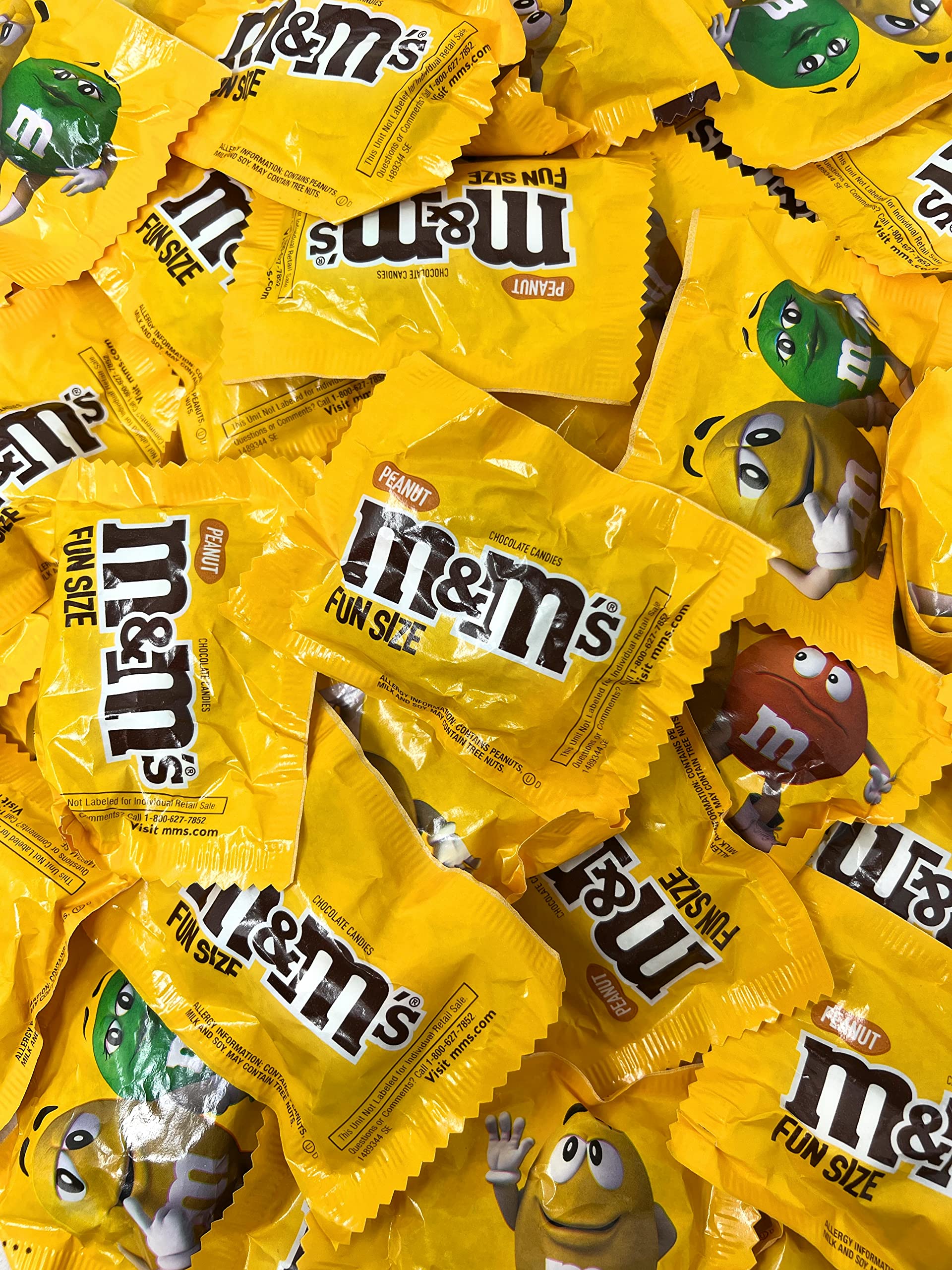 Assortit M&M bulk party display ready for gatherings.
