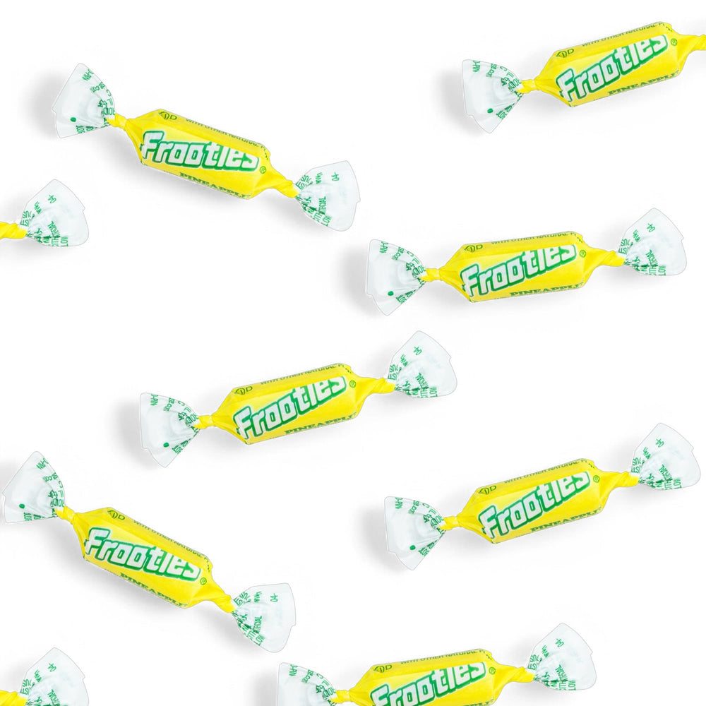 Assortit Pineapple Frooties serving idea for parties and snacks.