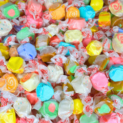 Assortit Premium Saltwater Taffy variety pack showing colorful flavors for gifting