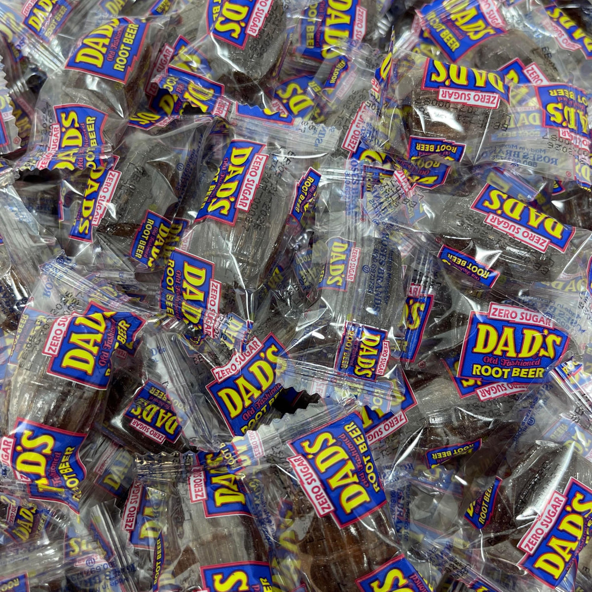 Assortit Premium Sugar-Free Root Beer Barrels packaging shot, bulk snack for gatherings.