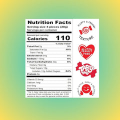 Assortit tropical taffy coconut flavor, refreshing bite for dessert or snack.