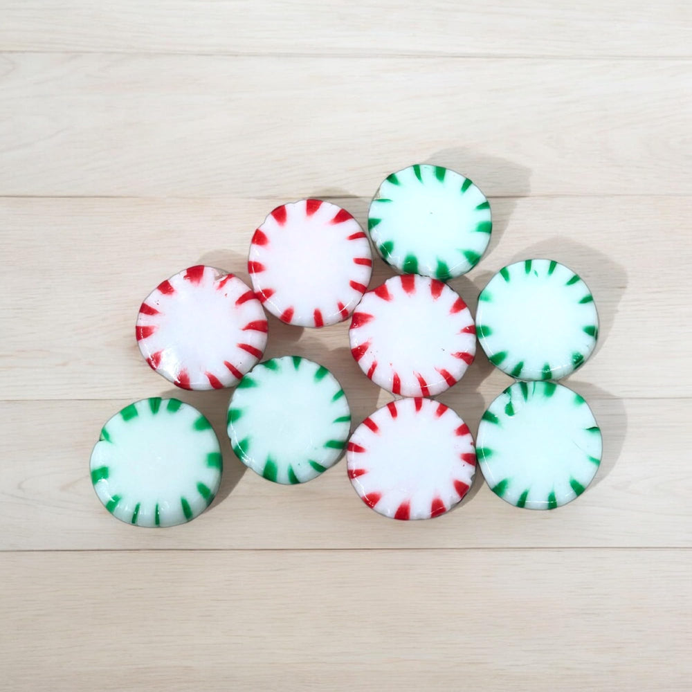 Assortit mint candies displayed in a serving dish for parties.