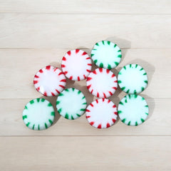 Assortit mint candies displayed in a serving dish for parties.