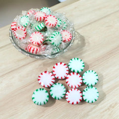 Assortit mint candies in a holiday setting for celebrations.